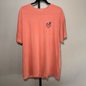 Browning Coral Short Sleeve Tee XL with Navy Blue Graphic